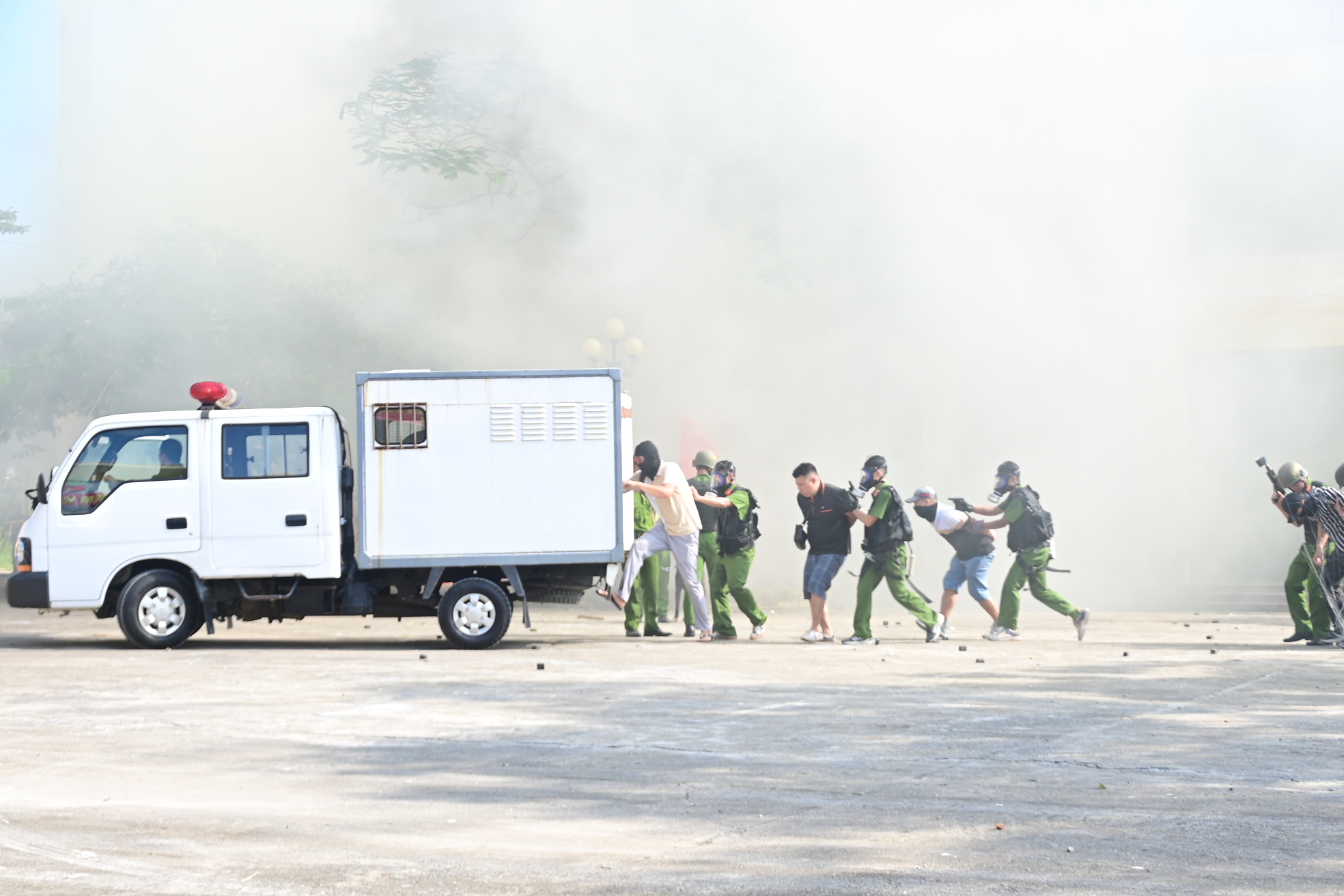 Huyện An Lão tổ chức diễn tập phòng thủ năm 2024